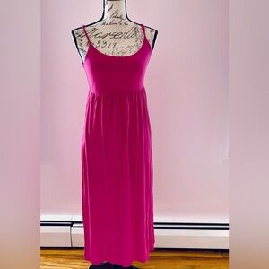 Elegant Pink Women’s Maxi Dress Size Medium